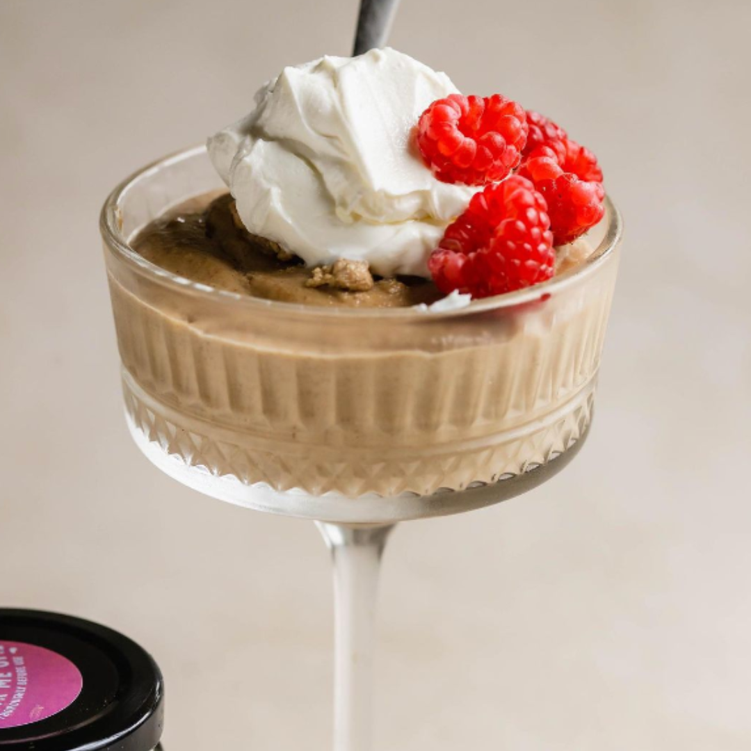 A creamy and light caramelised biscuit flavoured mousse - like Biscoff but better!